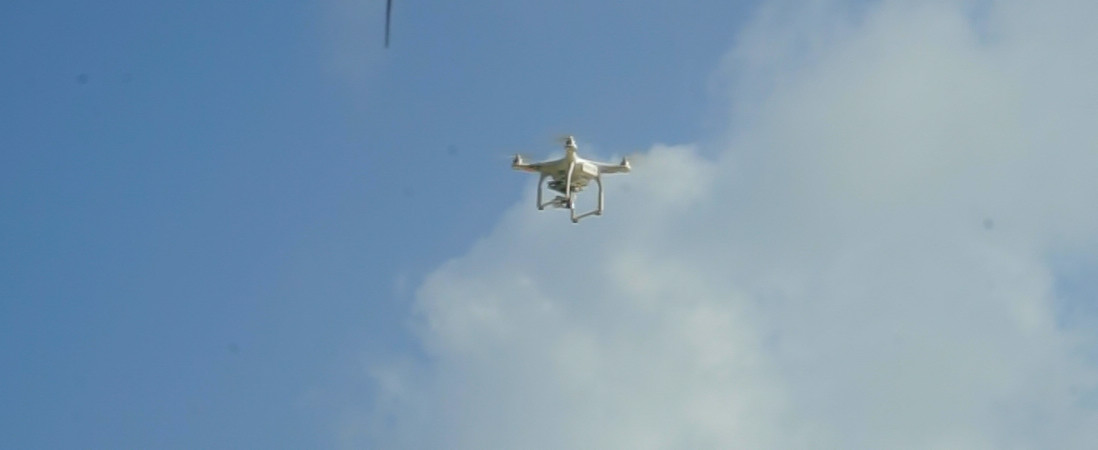 drone flying