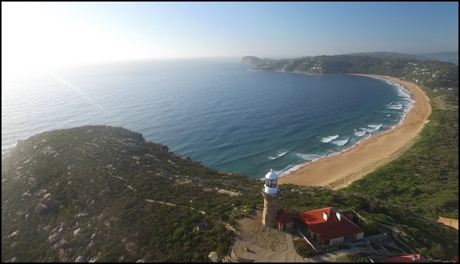 LighthousePittwaterDroneStill